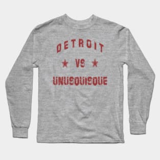 Detroit vs Unusquisque Long Sleeve T-Shirt